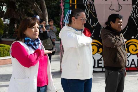 Realizan ceremonia de honores a los símbolos patrios con la participación de la escuela Primaria “Huamantla Heroica” imagen 6