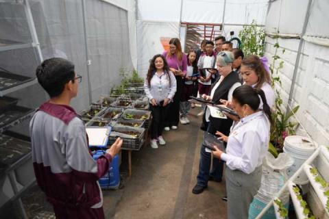 Secretaria de Educación de bogotá colombia visitó la técnica 58 "Plantel Azteca Tlaxcala imagen 4