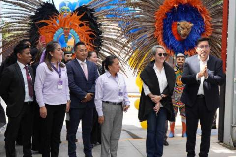 Secretaria de Educación de bogotá colombia visitó la técnica 58 "Plantel Azteca Tlaxcala imagen 5