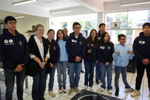 Secretaria de Educación de bogotá colombia visitó la técnica 58 "Plantel Azteca Tlaxcala imagen 2