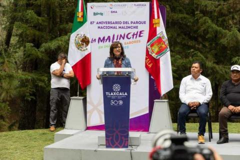 Salvador Santos presente en el 87 aniversario del Parque Nacional La Malinche imagen 1