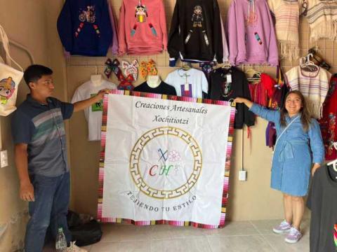 Contla de Juan Cuamatzi se llena de color y tradición con el Tianguis Artesanal del Sarape imagen 2