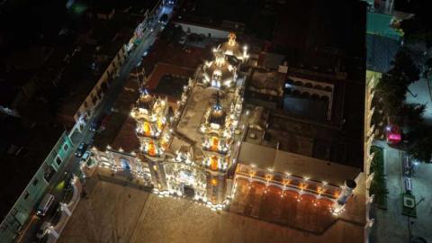 La Basílica de Ocotlán resplandece con nueva iluminación arquitectónica imagen 9