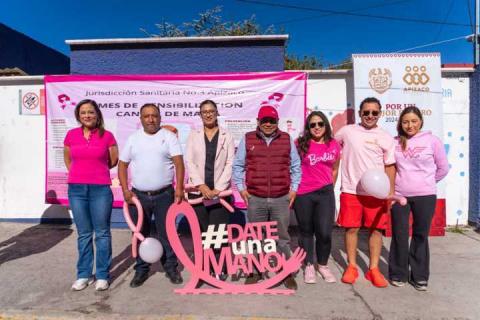 El Alcalde Javier Rivera y la Cuarta Regidora Adriana Ramírez promueven la lucha contra el Cáncer de Mama imagen 3