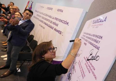 Autoridades estatales y municipales firman plan de acción para la prevención, atención y seguimiento del embarazo infantil imagen 4