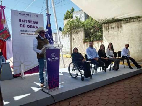 Entrega Gobernadora Obra en Yauhquemehcan imagen 2