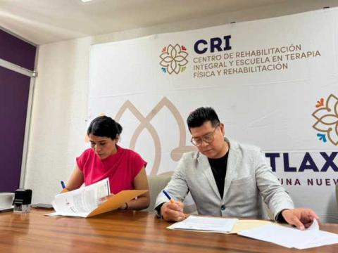Tlaxco firma convenio de colaboración con el CRI-Escuela imagen 2