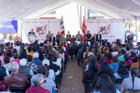 Apizaco es sede de la estrategia nacional “Sí Al Desarme, Sí A La Paz” en Tlaxcala imagen 3