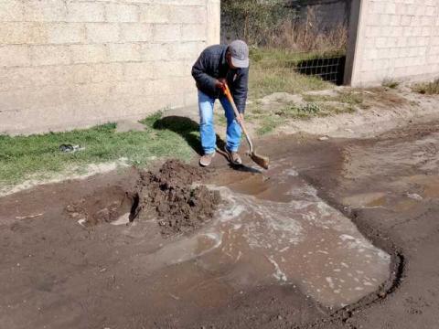CAPAMH continúa con labores de mantenimiento y rehabilitación en distintas zonas del municipio