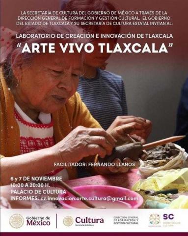 Secretaría de Cultura invita a crear en el laboratorio “Arte Vivo Tlaxcala” imagen 3