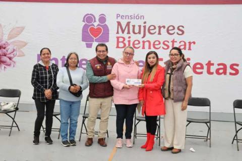 Entregan en Contla tarjetas del Programa Pensión Mujeres Bienestar imagen 8