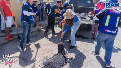 El programa de bacheo impulsado por la diputada Miriam Martínez llegó al corazón del sur tlaxcalteca imagen 3