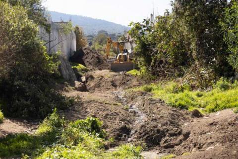 Continúa la construcción de la Red de Drenaje Sanitario en la comunidad de Los Pilares imagen 6