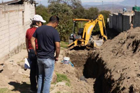 Continúa la construcción de la Red de Drenaje Sanitario en la comunidad de Los Pilares imagen 3