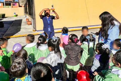 Promueve Ayuntamiento de Tlaxcala la salud bucal en las infancias de Acuitlapilco con actividades lúdicas imagen 2