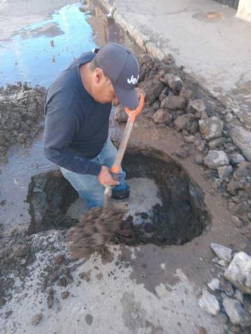 CAPAMH realiza acciones de mantenimiento y reparación en beneficio de las familias huamantlecas