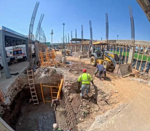 Avanza construcción del Complejo Deportivo de Chiautempan: Blanca Angulo imagen 5