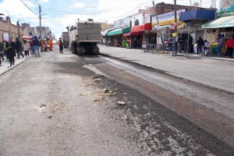 Con Javier Rivera, la Avenida Xicohténcatl se transforma con más de 4 mil m² de reencarpetamiento imagen 3