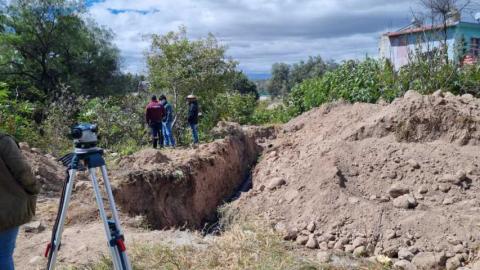 Supervisa alcalde Amaxac, obra de rehabilitación de drenaje en “Dos Arroyos” imagen 5