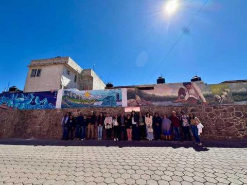 Presentan en Tlaxco murales dedicados al agua y al rescate del Río Zahuapan imagen 4