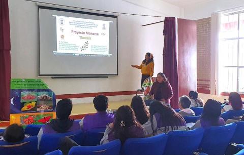 Investigadores UATx y estudiantes del COBAT emprenden el Proyecto Monarca