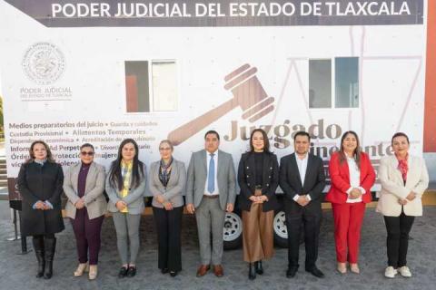 Firma Poder Judicial del Estado de Tlaxcala Convenio de Colaboración y da Banderazo de Salida del Juzgado Itinerante en Sanctórum imagen 2