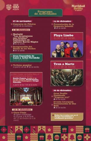 Presentan el programa oficial “La Navidad Brilla en Apizaco” imagen 4