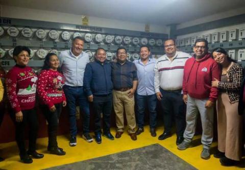 Javier Rivera rehabilita la red eléctrica de la Plaza Guadalupe con una inversión de 1.1 mdp imagen 2