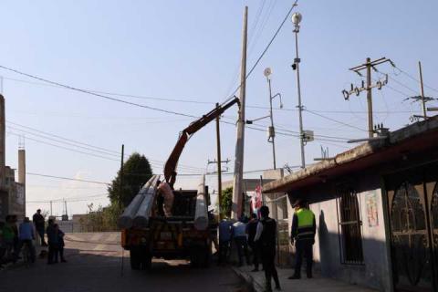 Con ampliación de electrificación, se inició obra en Guadalupe Victoria: Tepetitla imagen 2