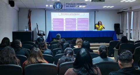 Capacita FGJE a personal en atención a mujeres víctimas de violencia vicaria