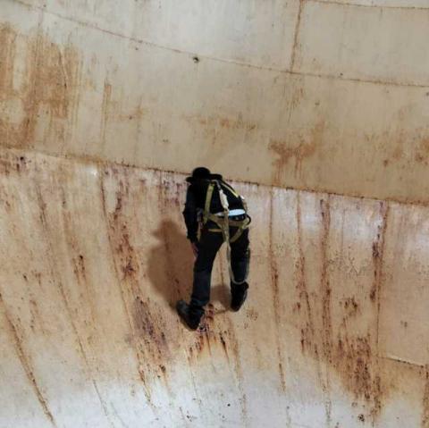 Inician trabajos de rehabilitación en tanque elevado de sección primera en Contla imagen 2