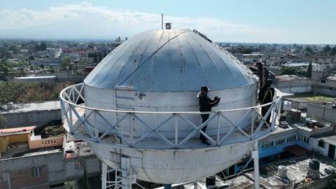Inician trabajos de rehabilitación en tanque elevado de sección primera en Contla imagen 16