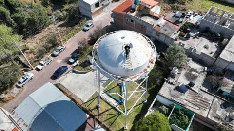 Inician trabajos de rehabilitación en tanque elevado de sección primera en Contla imagen 21