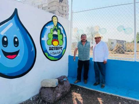 Ixtacuixtla celebra la inauguración del pozo de agua potable de San Antonio Tizostoc imagen 1