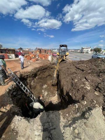 CAPAMH realiza reparación de fuga en la línea de conducción del pozo de Benito Juárez imagen 4