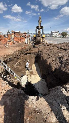 CAPAMH realiza reparación de fuga en la línea de conducción del pozo de Benito Juárez imagen 5