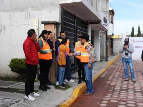 Inaugura Presidente de Yauhquemehcan pavimentación en San Benito imagen 3