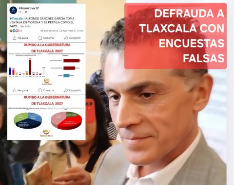 El fraude a Tlaxcala: usan encuestadoras que NO EXISTEN
