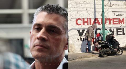 Alfonso amenaza con denunciar pinta de bardas con su nombre. El mundo al revés en Tlaxcala