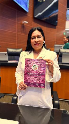 Ana Lilia Rivera, protagonista en el libro y galería del Senado “Mujeres que legislan, historia que avanza” imagen 1