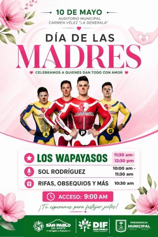 Todo listo para el festejo del Día de las Madres en San Pablo del Monte