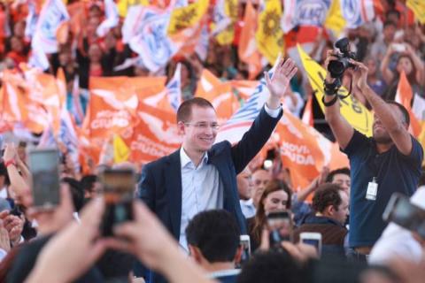 Registra Coalición Por México al Frente a Ricardo Anaya como candidato a la Presidencia