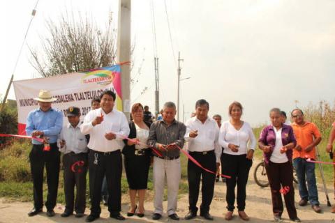 Alcalde realiza ampliación de la red eléctrica en la Venta y Poxtla imagen 3