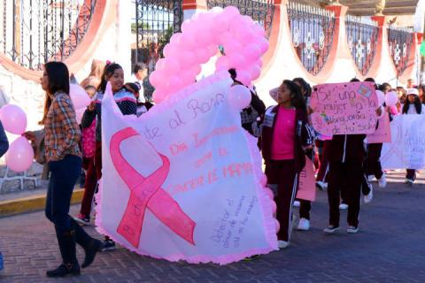 Desfile de lucha contra el cáncer de mama en Texóloc imagen 5