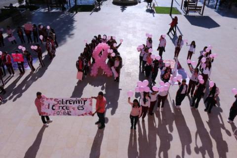 Desfile de lucha contra el cáncer de mama en Texóloc imagen 3