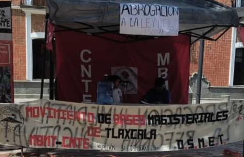 Agremiados al MBM salen a manifestarse y a cobrar facturas pendientes