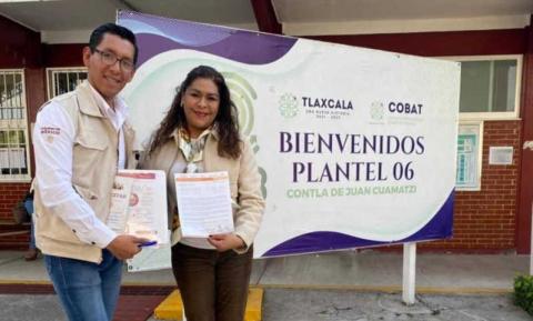 Padres del COBAT 06 de Contla piden cuentas claras sobre aportaciones escolares
