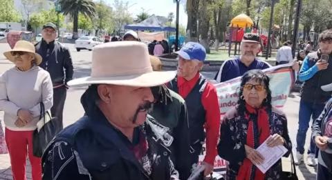 Habitantes de colonias populares en Apizaco se manifestaron por falta de agua potable