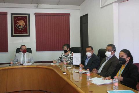 CEDH concilia entre SEPE y comunidad de ixcotla una educación bilingüe