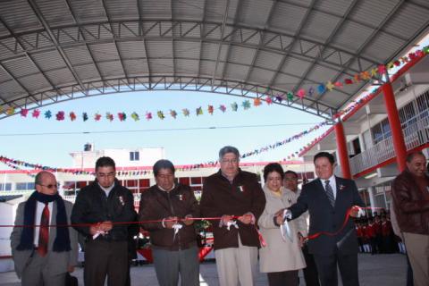 Primaria Benito Juárez de Tenexyecac se beneficia con techumbre imagen 1